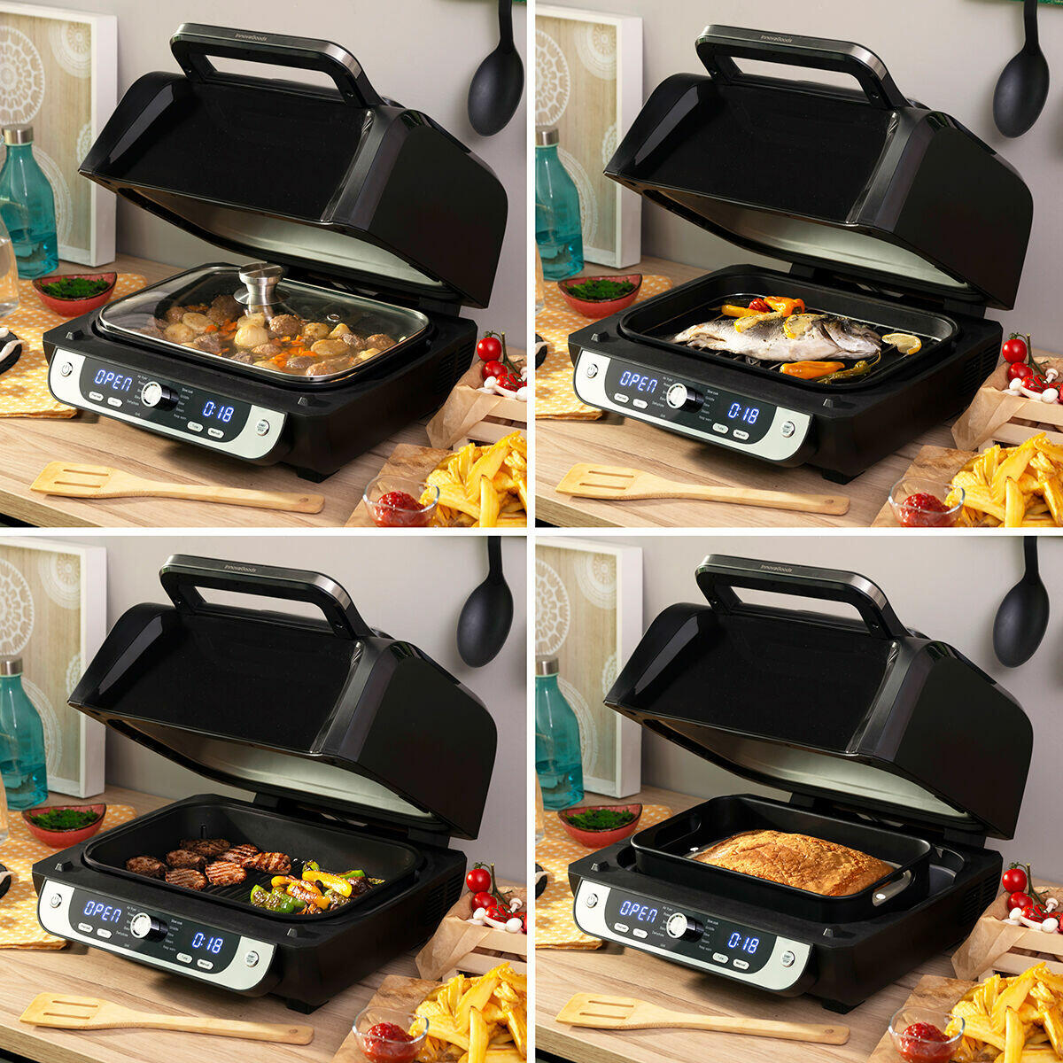 FREIDORA DE AIRE CON GRILL
