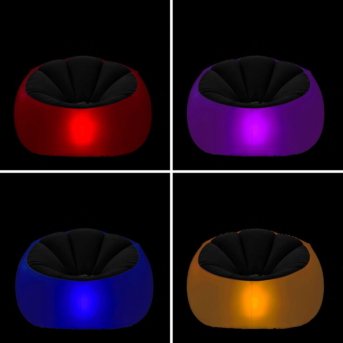 SILLÓN HINCHABLE CON LED